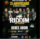 Flyer de referencia de RIDDIM + Genes Abori